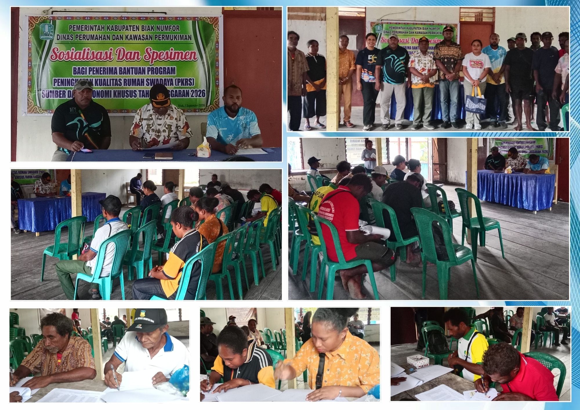 Sosialisasi dan Penandatanganan Spesimen Bagi Penerima Bantuan Rehabilitasi Rumah  T.A. 2026